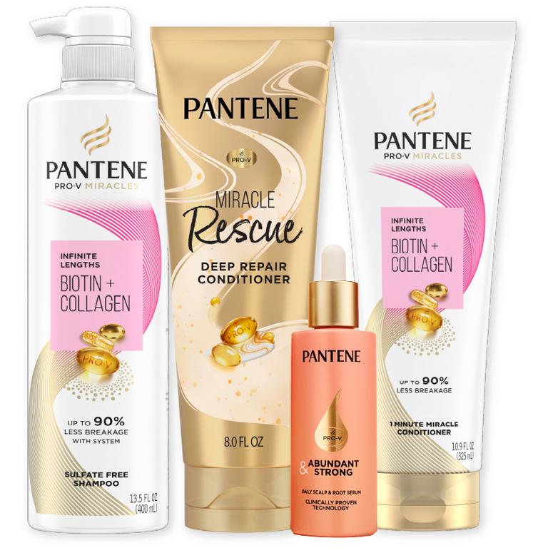 $6 off 2 TWO Pantene Products including Abundant & Strong, Miracle Rescue, Pro-V Miracles, and Nutrient Blends (excludes trial/travel size, Pro-V, and Gold Series).