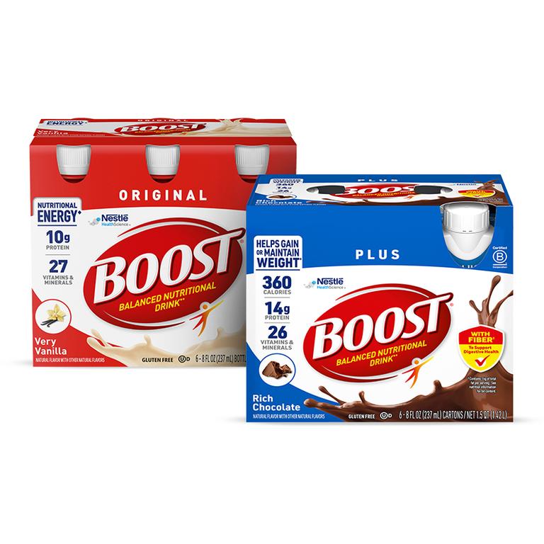 $6 off 2 on TWO (2) Boost® Nutritional Drinks, 4-pack or larger​