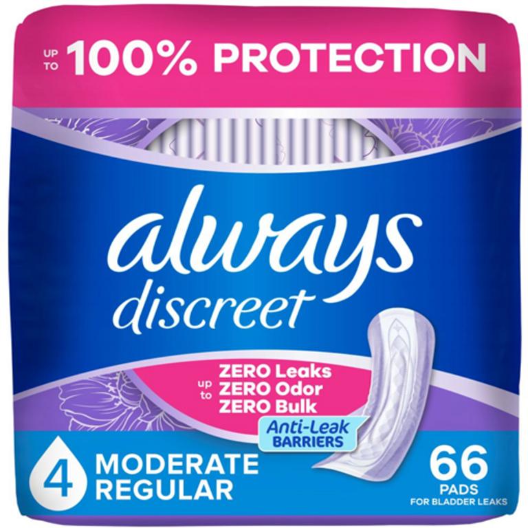 $9 off 2 TWO Always Discreet Pads Select Varieties