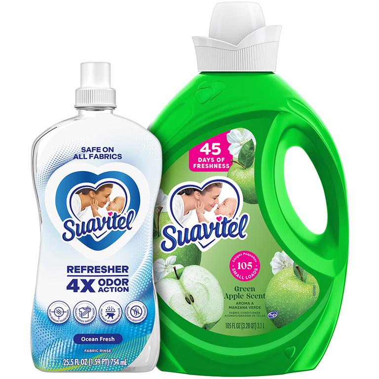 $1.50 off 1 On any ONE (1) Suavitel Liquid Fabric Conditioner (46oz or larger) or Suavitel Refresher Fabric Rinse (25.5oz ONLY)