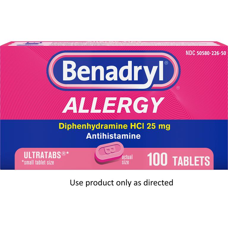 $2 off 1 on any ONE (1) BENADRYL® Allergy Relief 100 ct.