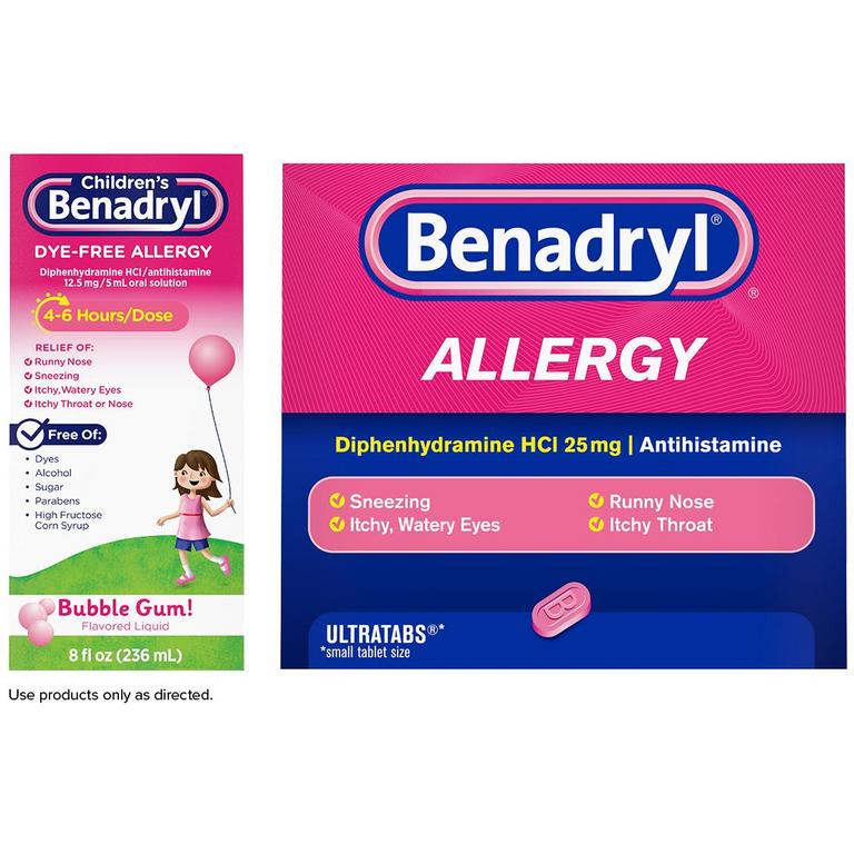 $2 off 1 on any ONE (1) BENADRYL® product (excludes trial/travel sizes)