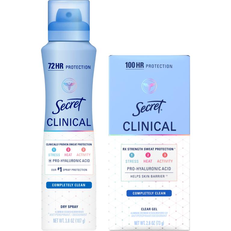 $6 off 2 TWO Secret Clinical Antiperspirant/Deodorants (excludes trial/travel sizes).
