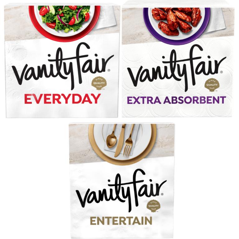 $0.50 off 1 on any ONE (1) package of Vanity Fair Napkins, any size