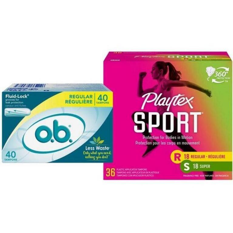 $1.50 off 1 on any ONE (1) Playtex® Sport® 14ct-36ct or o.b.® Tampons 40ct.