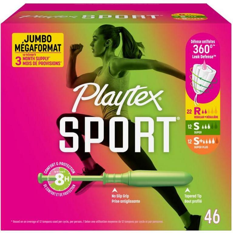 $1 off 1 on any ONE (1) Playtex® Sport® 46ct. - 48ct.
