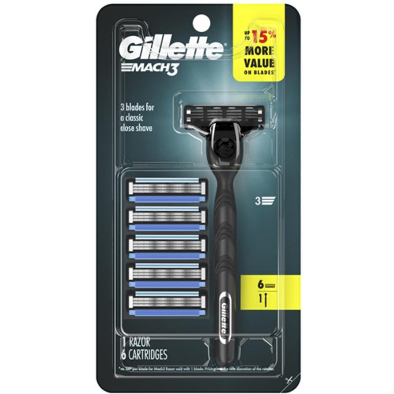 $3 off 1 ONE Gillette Mach3 Razor Select Varieties
