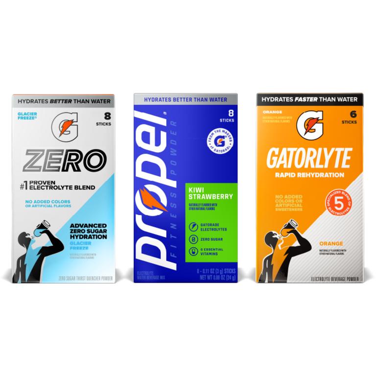 $1 off 1 When You Buy ONE (1) GATORLYTE 6pk, PROPEL 8pk or 24pk, GATORADE Zero 8pk or 24pk