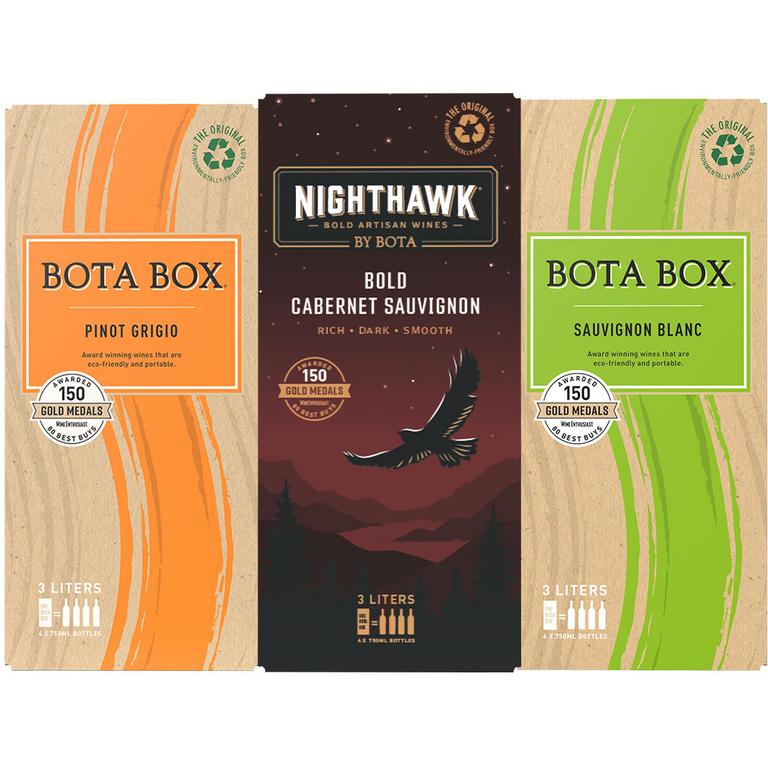 $2 off 1 via Rebate When you buy ONE (1) box of any Bota Box, Bota Box Breeze or Nighthawk by Bota wine (3L).