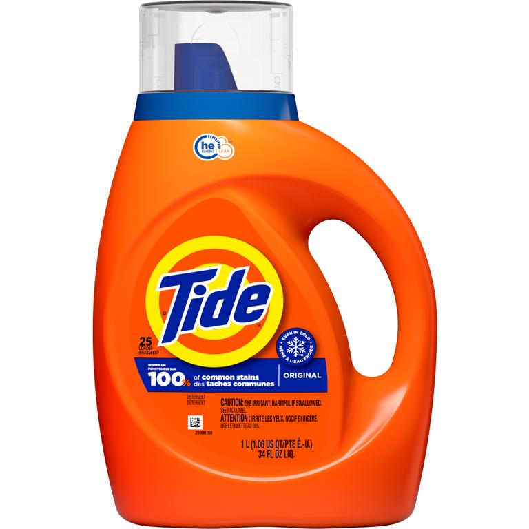 $1 off 1 ONE Tide Laundry Detergent 27-42 oz (excludes Tide EVO, Tide Rinse, Tide PODS, Tide purclean, Tide Simply Laundry Detergent, Tide Detergent 10 oz and trial/travel size).