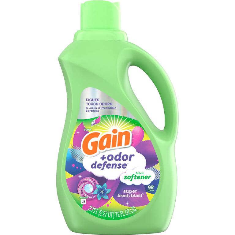 $2 off 1 ONE Gain Liquid Fabric Softener 71 oz OR 100 oz OR Gain Sheets 240 ct OR Mega Sheets 130 ct (excludes Gain Rinse, Gain Flings, Gain Liquid/Powder Laundry Detergent and trial/travel size).