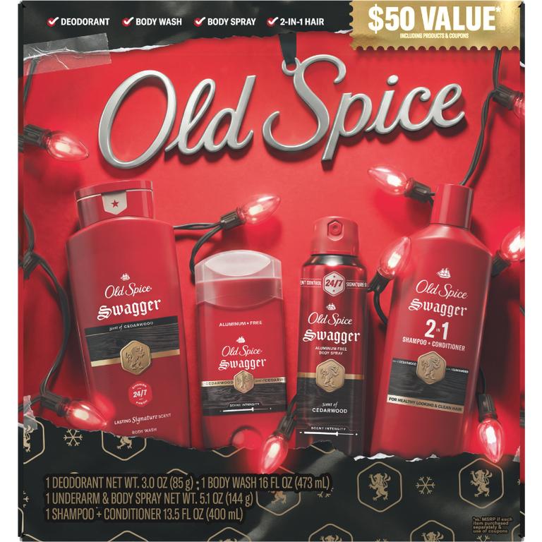 $2 off 1 ONE Old Spice Limited Edition Holiday Gift 4-Packs.