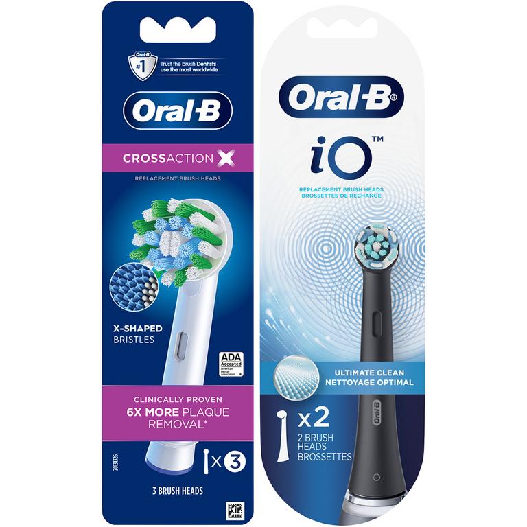 $5 off 1 ONE Oral-B iO Refills OR Oral-B non-iO Replacement Brush Heads 2ct, 3ct or 4ct.
