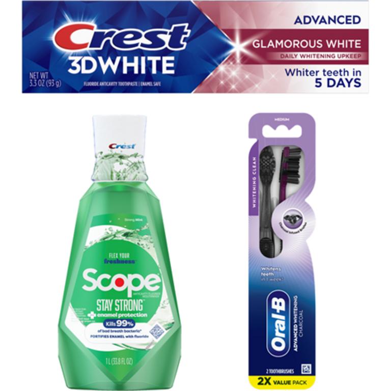$5 off 3 THREE Crest, Oral-B or Burt's Bees Dental Care Select Varieties