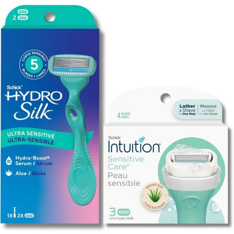 $2 off 1 on ONE (1) Schick® Hydro Silk®, Intuition® or Quattro for Women® Razor or Refill or Schick Hydro Silk® Wax or Dermaplaning Wand or Refill (excl. Schick® Disposables)