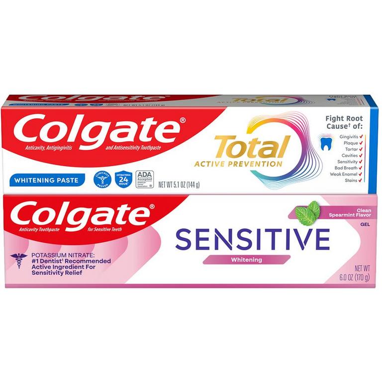$2 off 1 On any ONE (1) Colgate Total (5.1oz), Sensitive (6oz) Toothpaste; Colgate Total Foaming (1pk) Manual Toothbrush; or Colgate Total (1L) Mouthwash