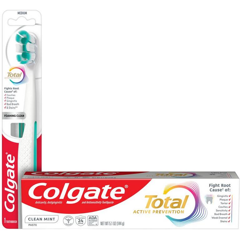$2 off 1 On any ONE (1) Colgate Total (5.1oz), Colgate Sensitive (6oz) Toothpaste; Colgate Total Foaming (1pk) Manual Toothbrush; or Colgate Total (1L) Mouthwash