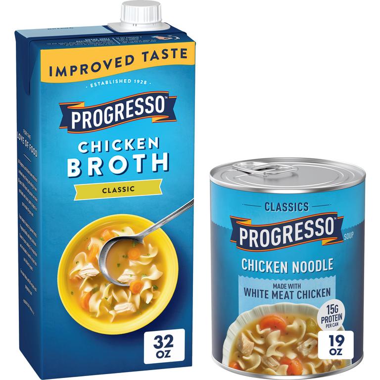 $1 off 4 When you buy FOUR(4) any flavor/variety Progresso™ Soup (including Pitmaster™) or Broth , OR Old El Paso™ Soup or Broth