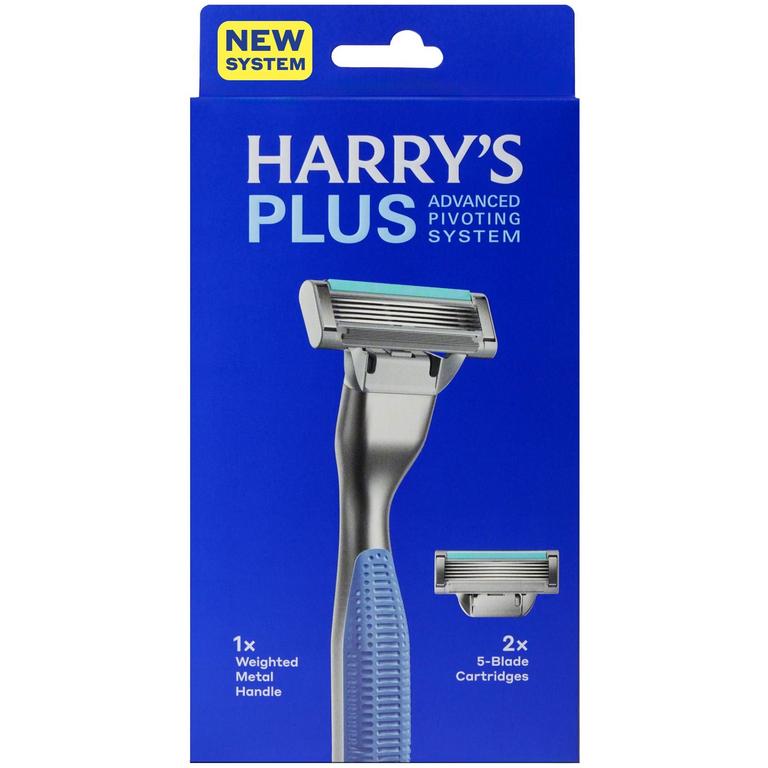$2 off 1 on any ONE (1) Harry's Plus Razor Handle Pack, Harry's Plus 8ct Cartridge Refill, or Harry's Plus 12ct Cartridge Refill