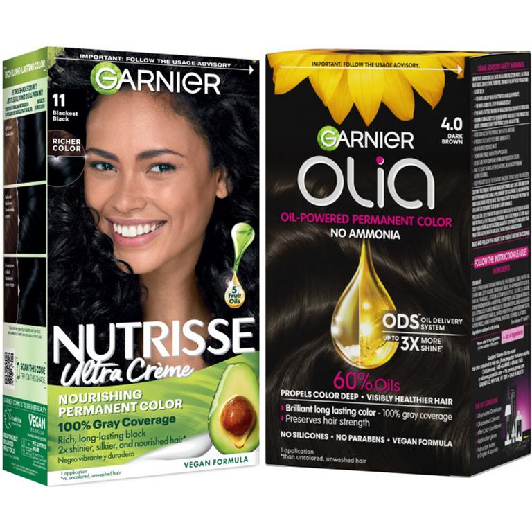 $5 off 2 off ANY TWO (2) Garnier® Nutrisse® or Olia® haircolor products
