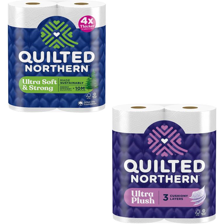 $1 off 1 any ONE (1) package of Quilted Northern® Bath Tissue, 6 Mega roll or larger