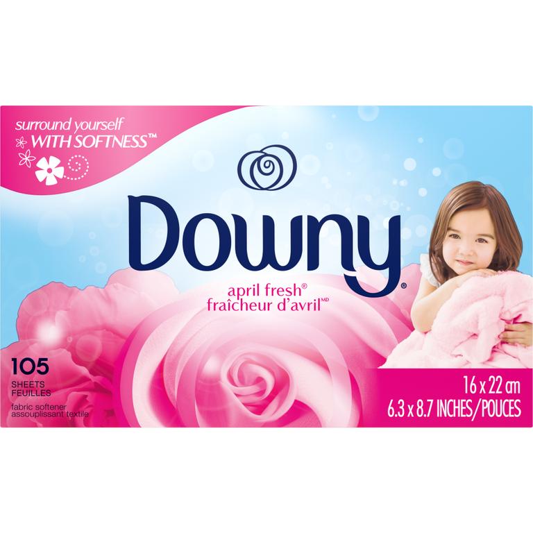 $1 off 1 ONE Downy April Fresh Sheets 105-120 ct (excludes travel size).