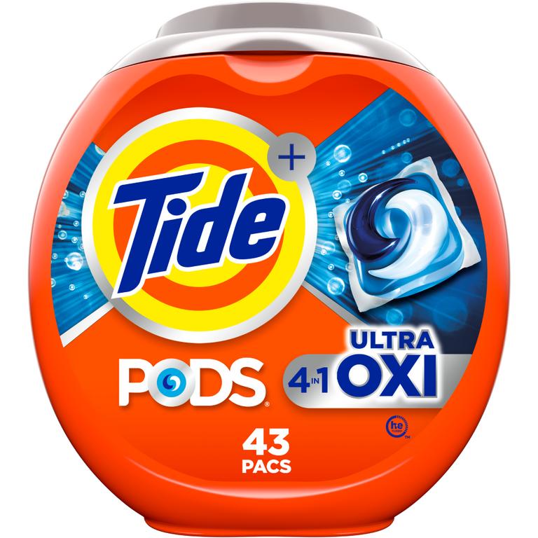 $3 off 1 ONE Tide PODS Laundry Detergent 43-57 ct (excludes 35 ct) OR Tide Power PODS 32 ct (excludes Tide EVO, Tide Rinse, Tide Liquid/Powder Laundry Detergent, Tide Simply and trial/travel size).