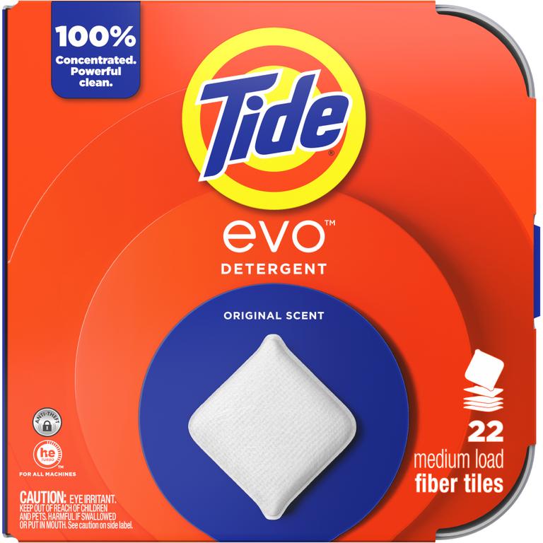 $3 off 1 ONE Tide EVO Laundry Detergent 22 ct (excludes trial and travel size).