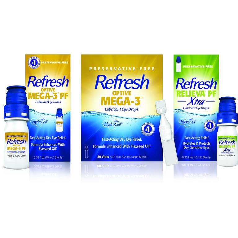 $8 off 2 on TWO (2) packages of Refresh® Eye Drops (excludes Refresh Tears® 15mL, Refresh Plus® 30ct, and Refresh Contacts® 12mL)