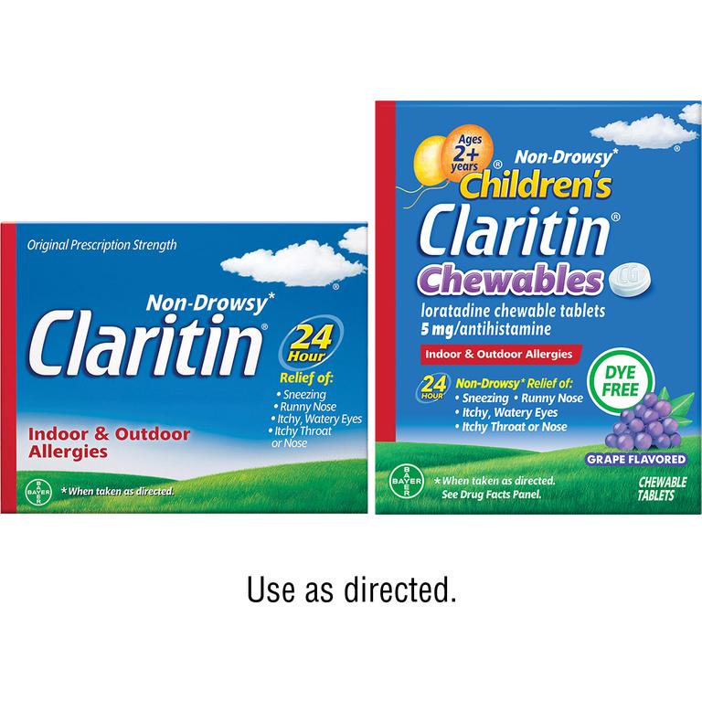 $5 off 1 on any ONE (1) Non-Drowsy Claritin® or Children's Claritin® Allergy Select Varieties