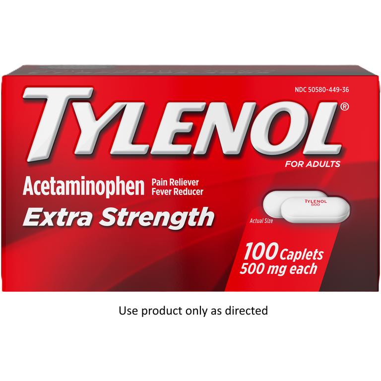 $4 off 1 on any ONE (1) Adult TYLENOL® Extra Strength Caplet 100ct