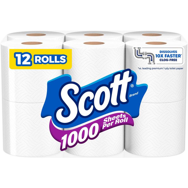 $3 off 2 on any TWO (2) Scott® 1000 Bath Tissue (12 ct.)