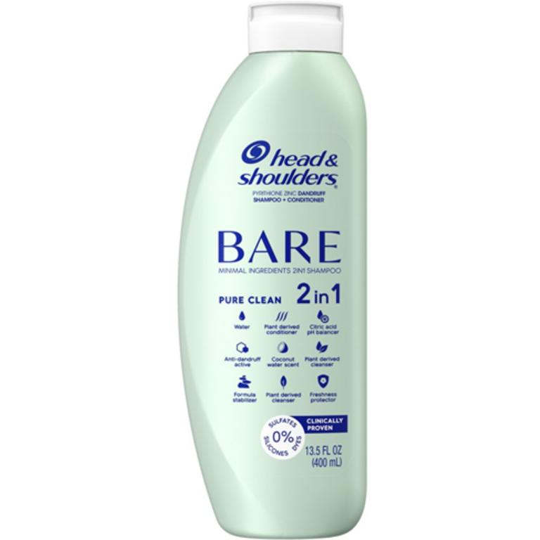 $6 off 2 TWO Head & Shoulders Bare 2n1 Pure Clean 13.5 oz