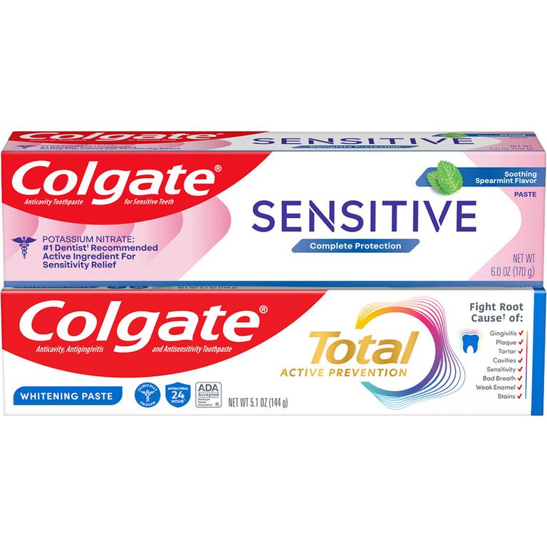 $2.50 off 1 On any ONE (1) Colgate Total (5.1oz), Colgate Sensitive (6oz) Toothpaste; or hello (17.6oz) Mouthwash 