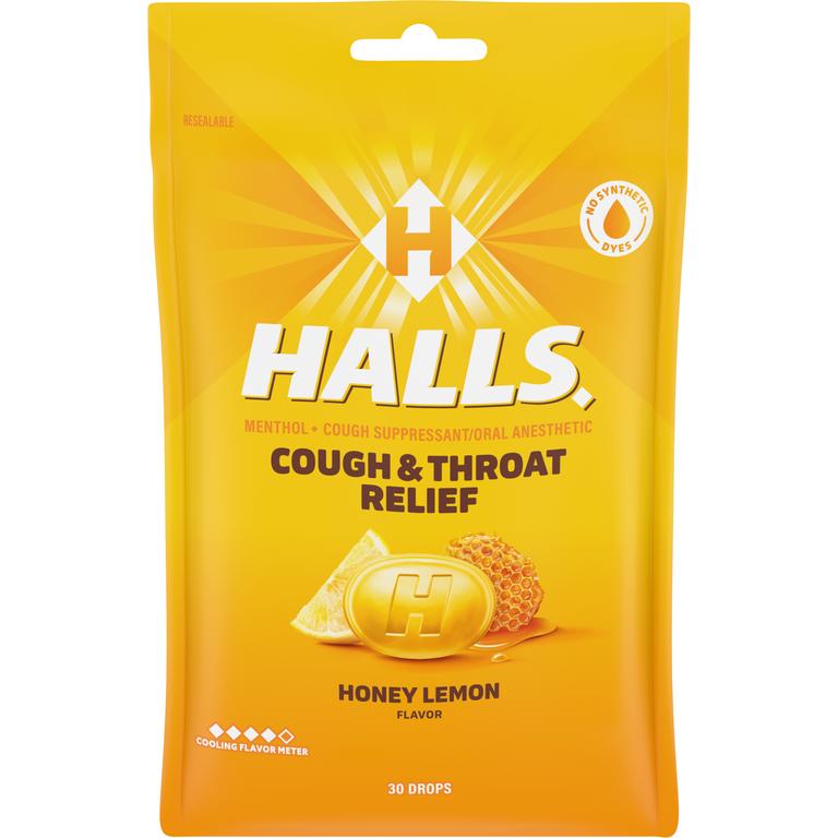 $1.25 off 2 when you buy TWO (2) Halls Cough Drops, 30 ct. Select Varieties