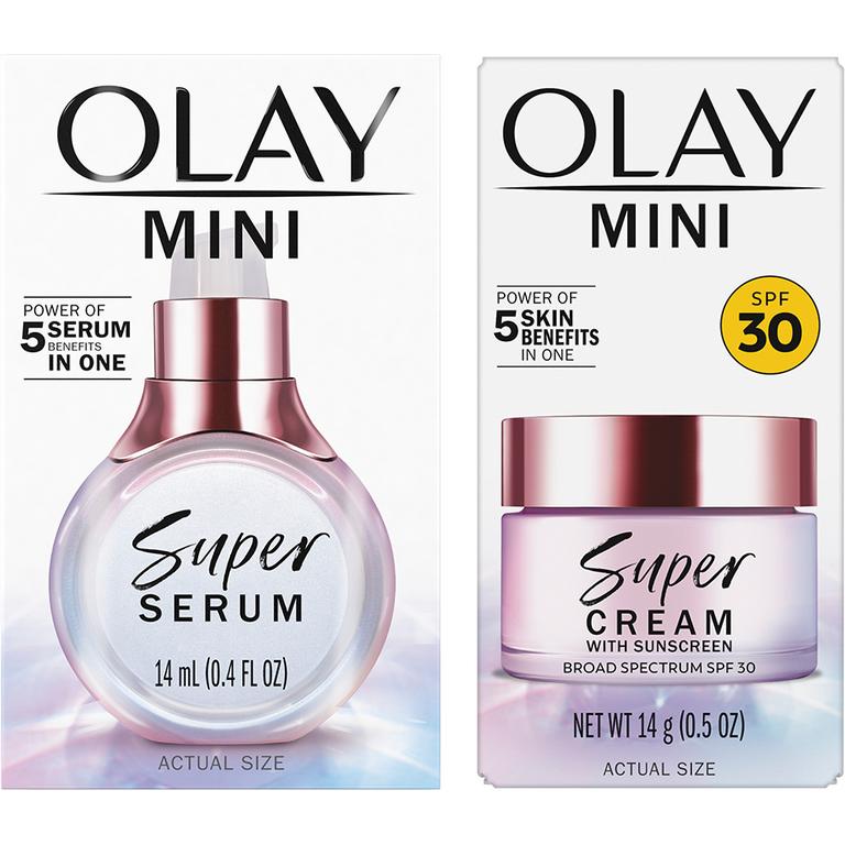 $3 off 1 ONE Olay Super Serum or Super Cream mini