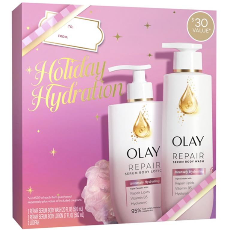 $2 off 1 ONE Olay Hyaluronic Holiday Pack