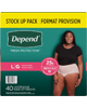 $2 off with myWalgreens Depend Max Underwear, 36 to 42 pack Select varieties.