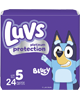 $2 off 2 Luvs Platinum Diapers Jumbo Pack Select varieties.