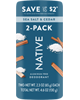 $5 off 1 2-Pack Native Deodorant Select varieties.